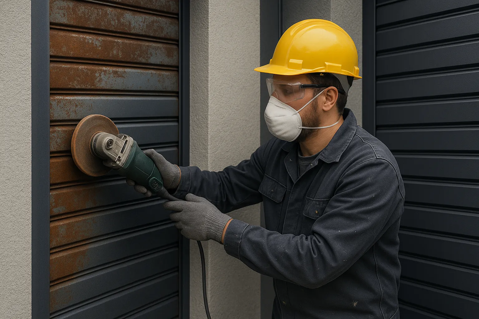 Types de volets métalliques que nous rénovons